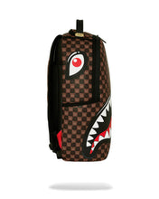 SHARKS IN PARIS WTF BUBBLE BROWN CHECK BACKPACK 910B8634NSZ