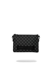 SHARKS IN PARIS WTF BUBBLY BLACK CHECK CROSSOVER CLUTCH 910B9318NSZ