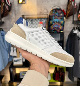 Sneakers traforate Wht/blue