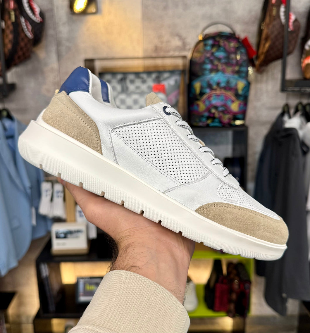 Sneakers traforate Wht/blue