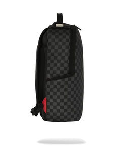 ZAINO SPRAYGROUND HALF SPRITZ BLACK/GREY CHECK BACKPACK 910B6776NSZ