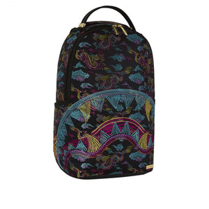 ZAINO EMBROIDERED DRAGONS BACKPACK 910B3605NSZ