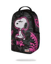 PEANUTS SNOOPY PINK STENCIL DLXSV BACKPACK 910B8781NSZ