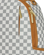 EMBOSSED CREAM CHECK BACKPACK 910B8848NSZ