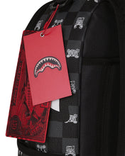 GRAY PEEKING CHARACTER CHECK BACKPACK 910B8872NSZ