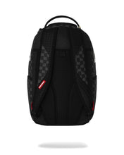 BLACK AND WHITE DRIP CHECK SHARK BACKPACK 910B8553NSZ