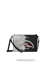 SILVER SIDE DRIP BLACK CHECK CROSSBODY POUCHETTE 910B8912NSZ
