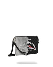 SILVER SIDE DRIP BLACK CHECK CROSSBODY POUCHETTE 910B8912NSZ