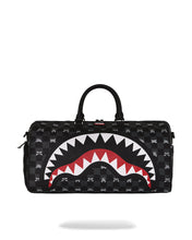 GRAY PEEKING CHARACTER CHECK LARGE DUFFLE 910D8910NSZ
