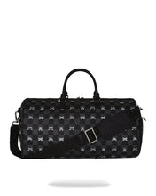GRAY PEEKING CHARACTER CHECK LARGE DUFFLE 910D8910NSZ