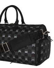 GRAY PEEKING CHARACTER CHECK LARGE DUFFLE 910D8910NSZ