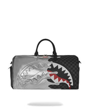 SILVER SIDE DRIP BLACK CHECK LARGE DUFFLE 910D8924NSZ