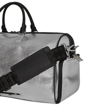 SILVER SIDE DRIP BLACK CHECK LARGE DUFFLE 910D8924NSZ